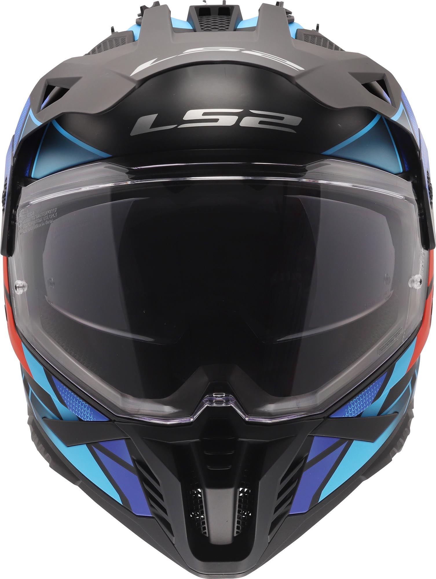 Side view of LS2 MX702 Pioneer II Block Enduro Helmet