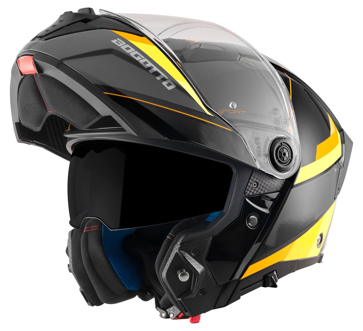 black matt/yellow