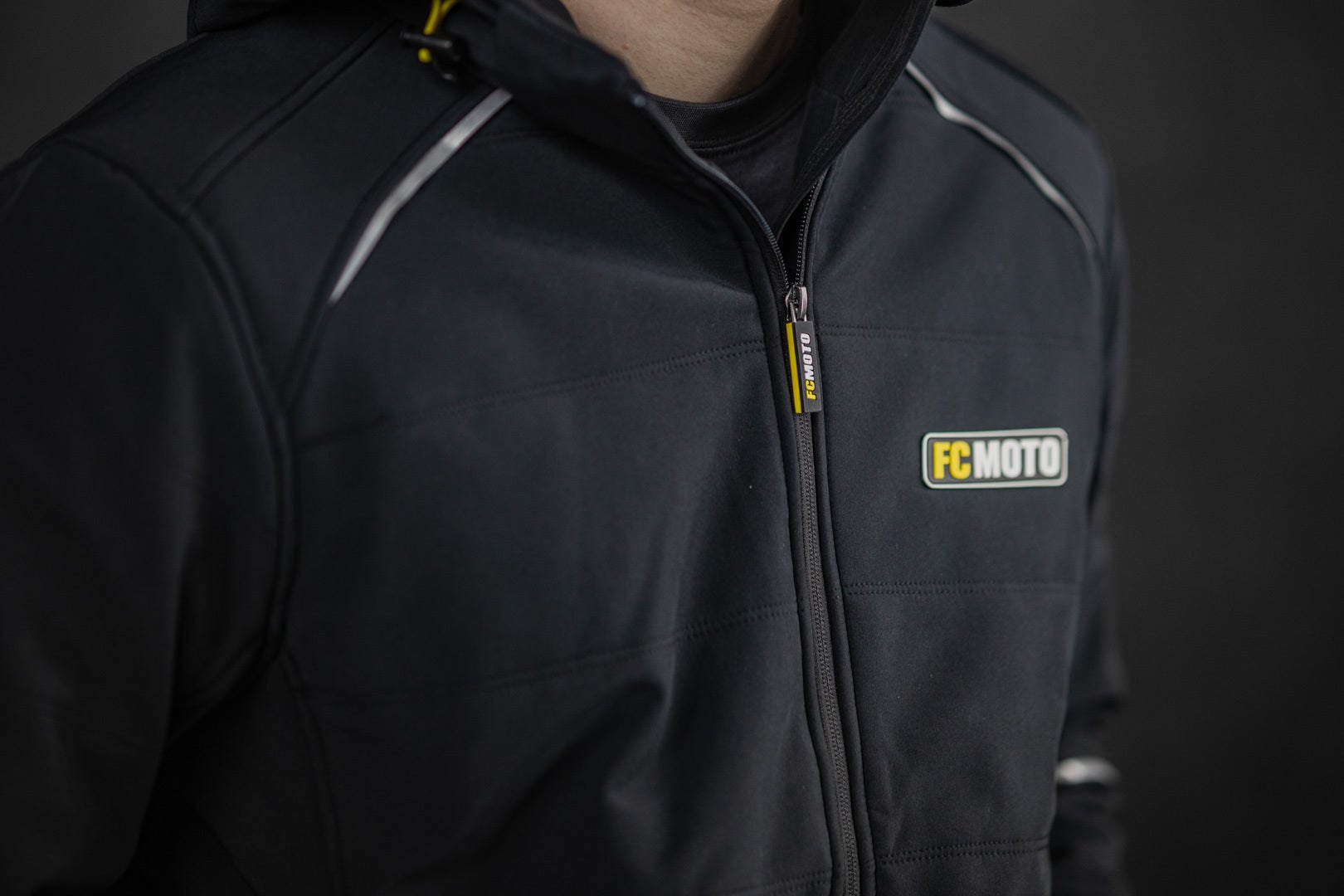 FC-Moto FCM-PSSJ Softshell Jas Zwart XXL Figuur 5
