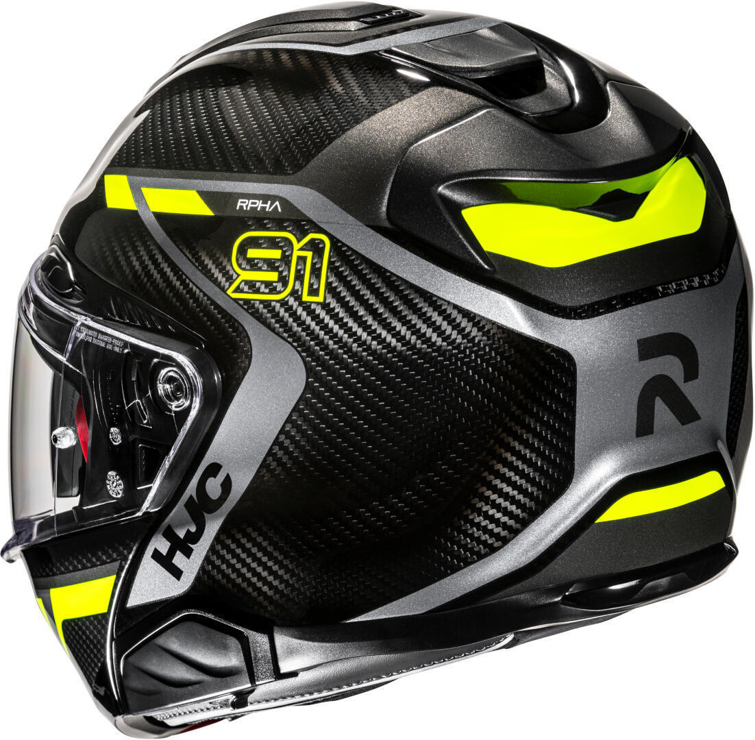 HJC RPHA 91 Carbon Lagos Casco nero/giallo XL (60/61) Figura 3