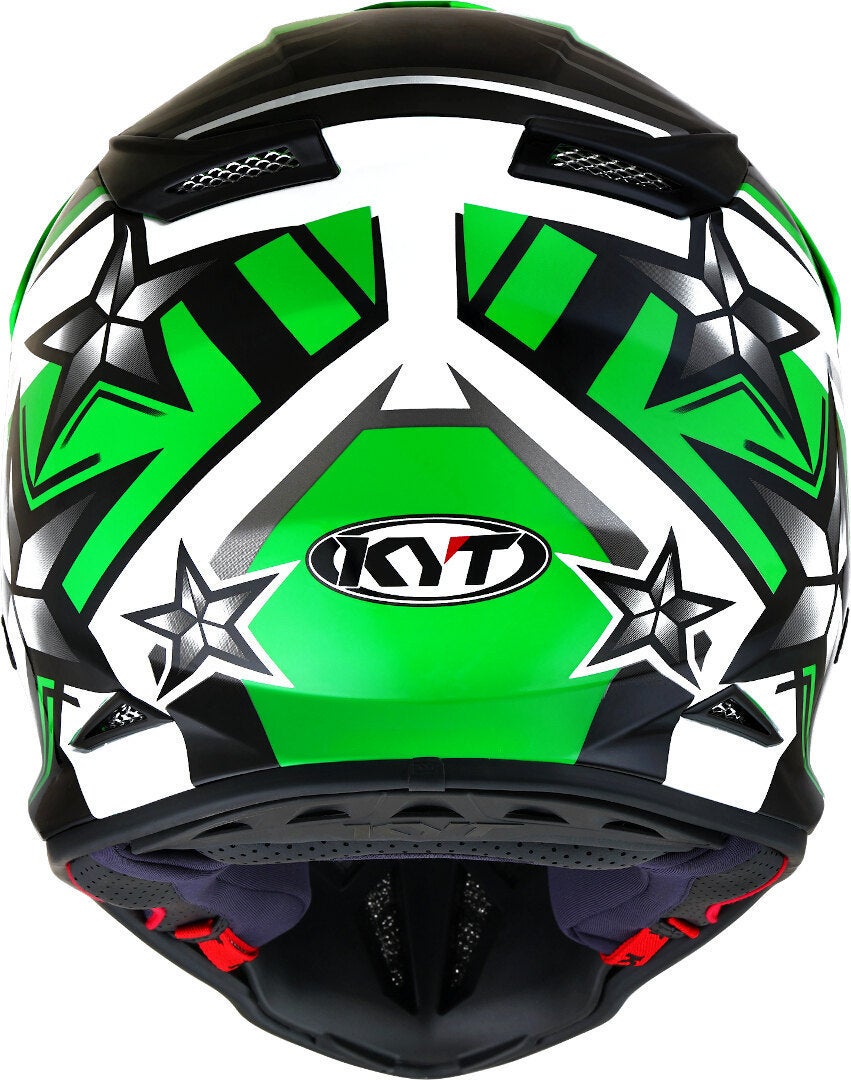 KYT Skyhawk Ardor Casco motocross Verde M (57/58) Figura 4