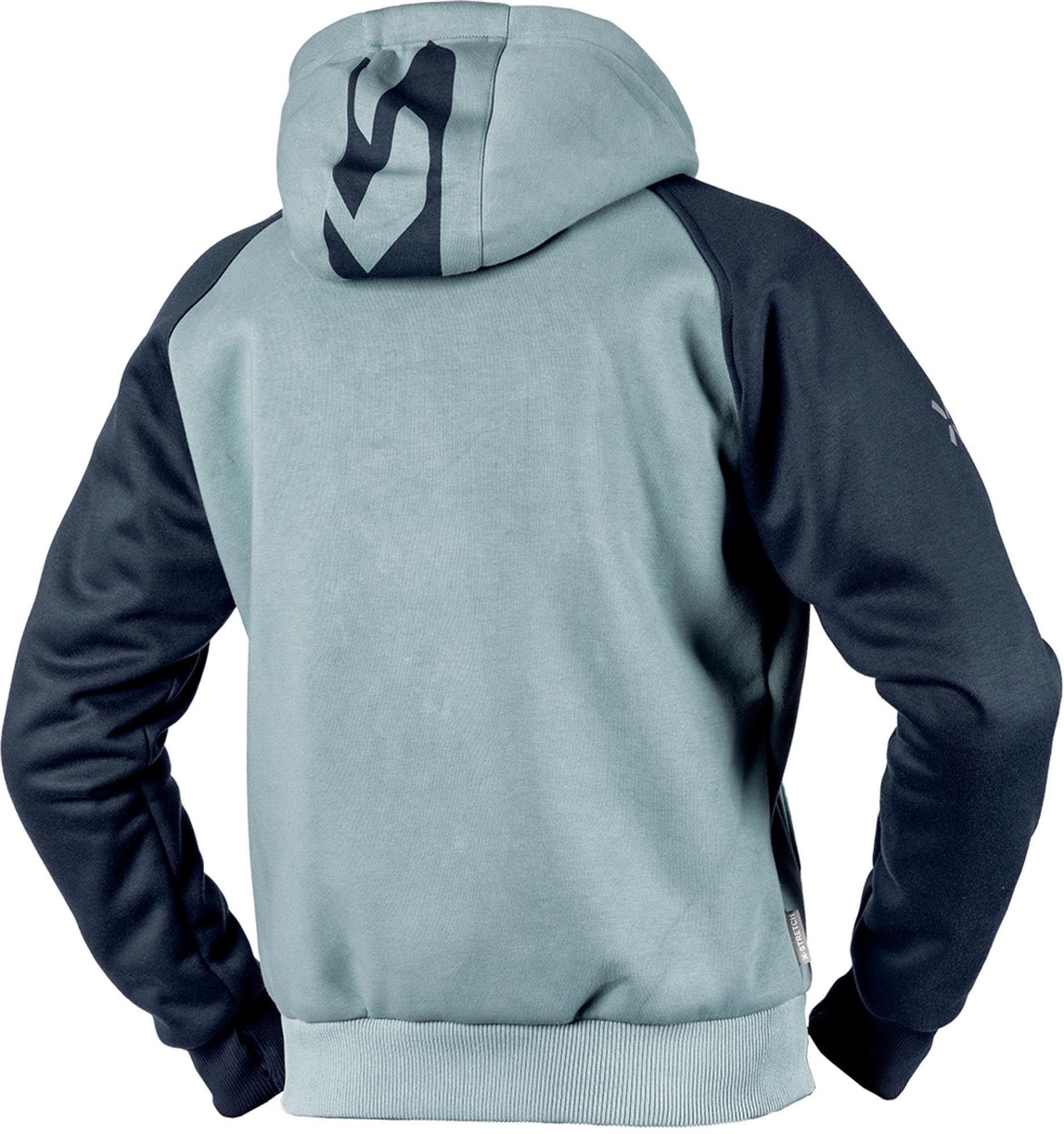 IXS Rapid 1.0 Sweat à capuche zippé de moto bleu/gris M Figure 2