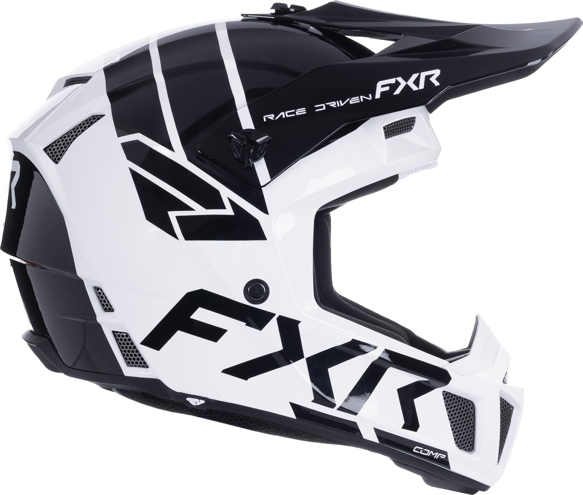 FXR Clutch Cască de motocross pentru tineret Alb/Negru M Figura 3