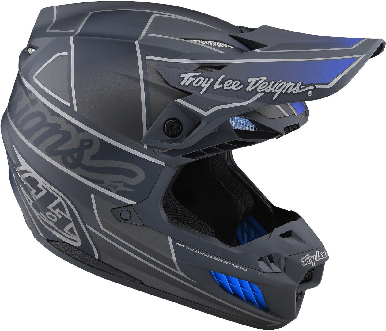 Troy Lee Designs SE5 Team MIPS Motocross Helm grau matt S (55/56) Abbildung 3