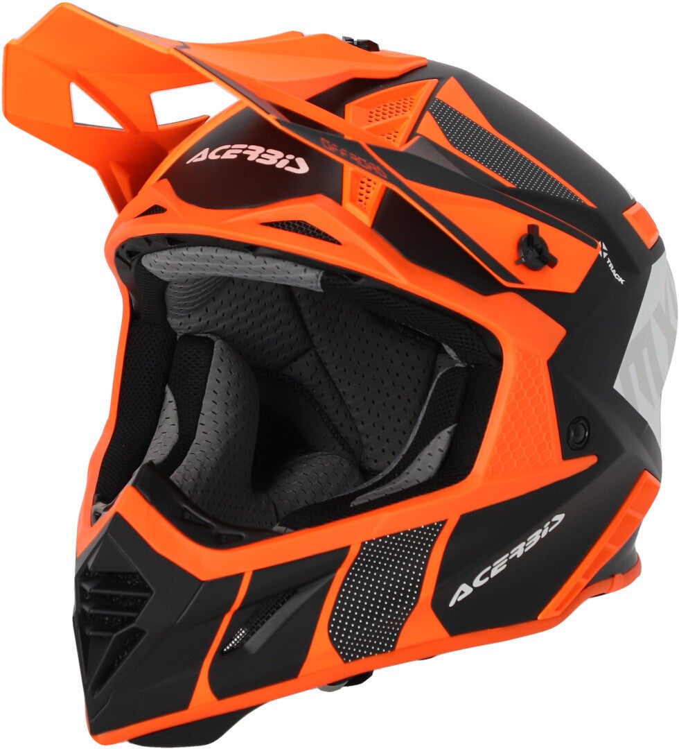 Acerbis X-Track 2023 Motocross hjelm sort/neon-orange M (57/58) Figur 1