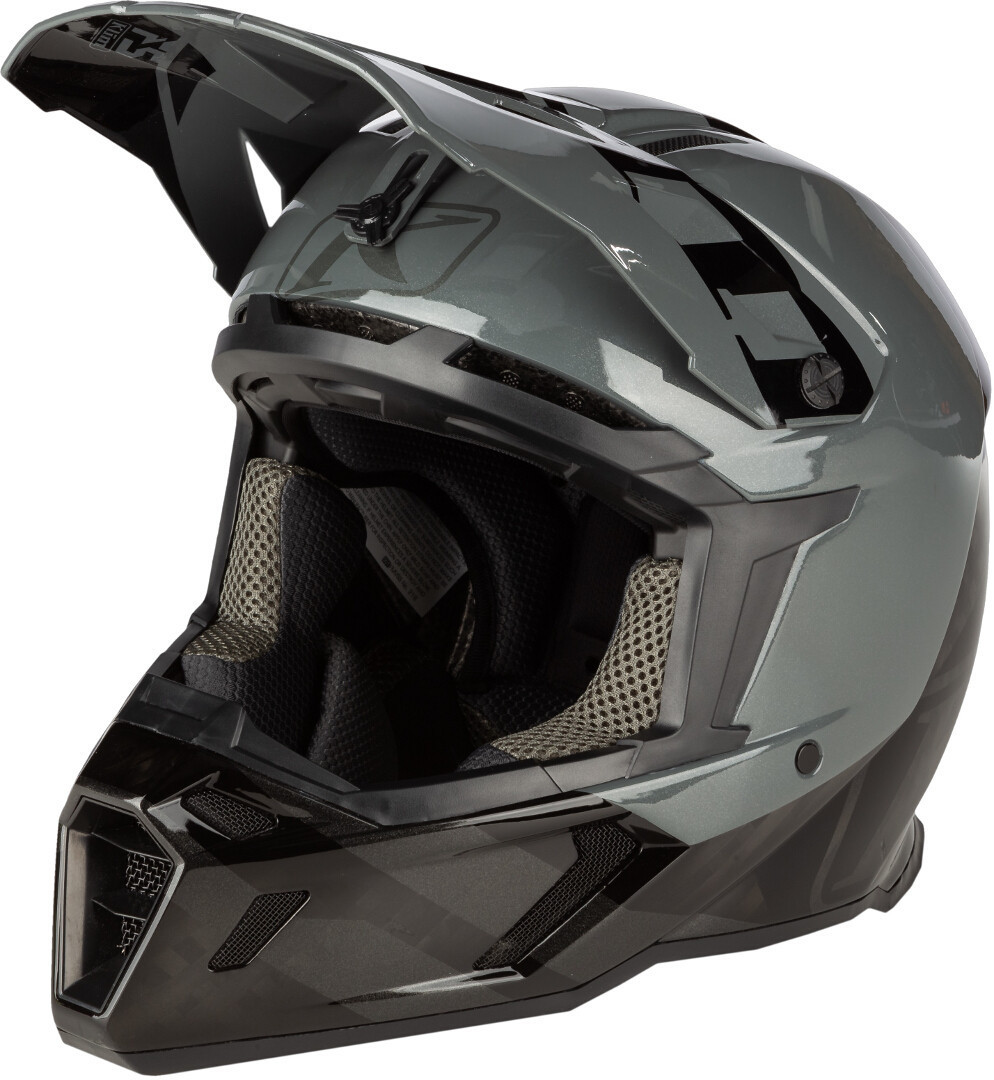 Klim F5 Koroyd Ascent Carbon Cască de motocross Albastru/Portocaliu S (54/55) Figura 2
