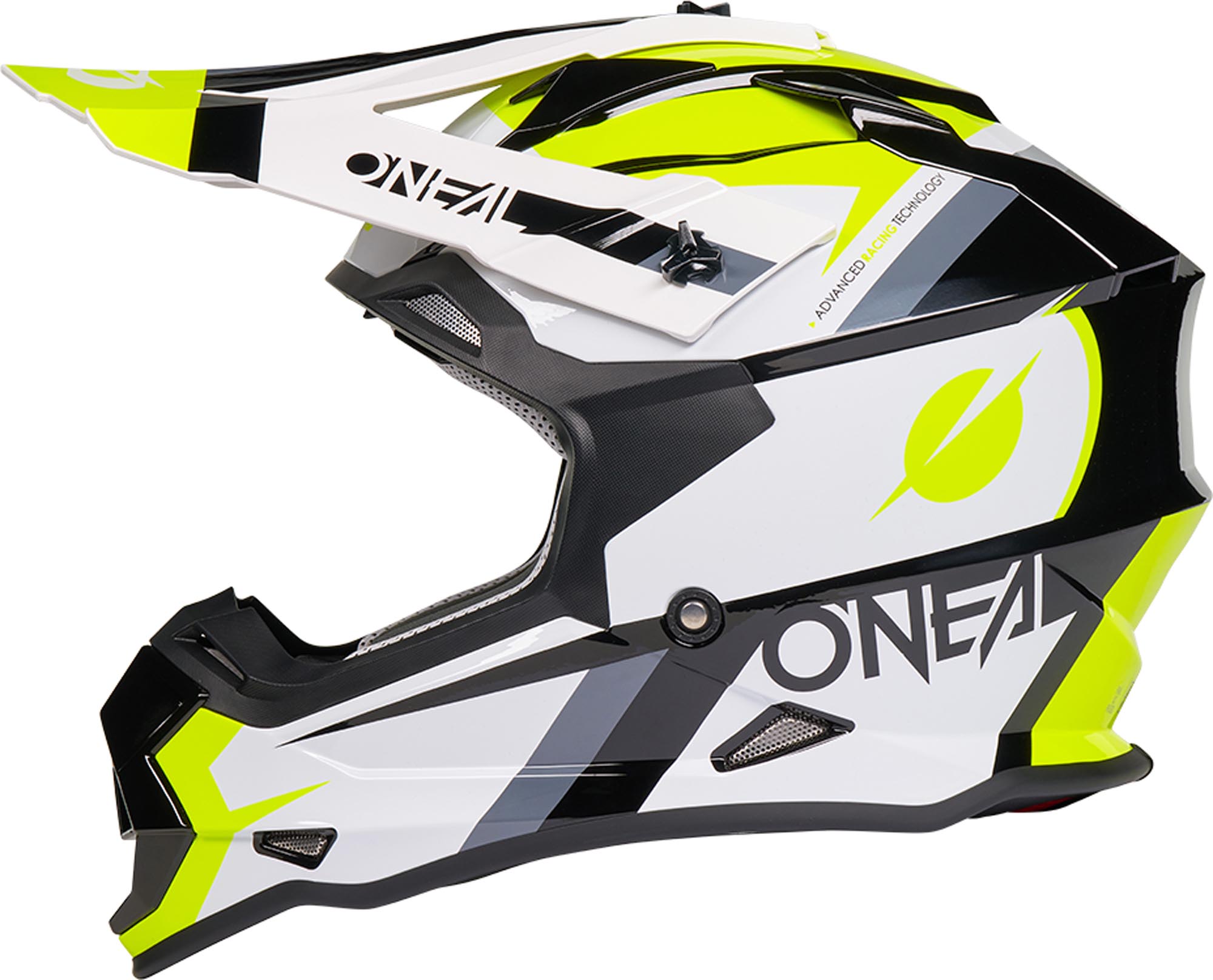 Oneal 2SRS Zento Casco da motocross bianco/nero/verde XL (61/62) Figura 2