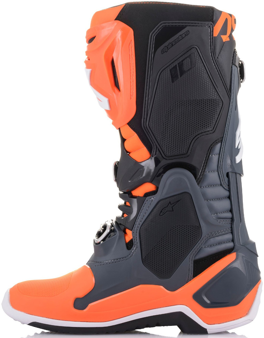 Alpinestars Tech 10 Bottes motocross Gris/Orange 9 (43) Figure 6