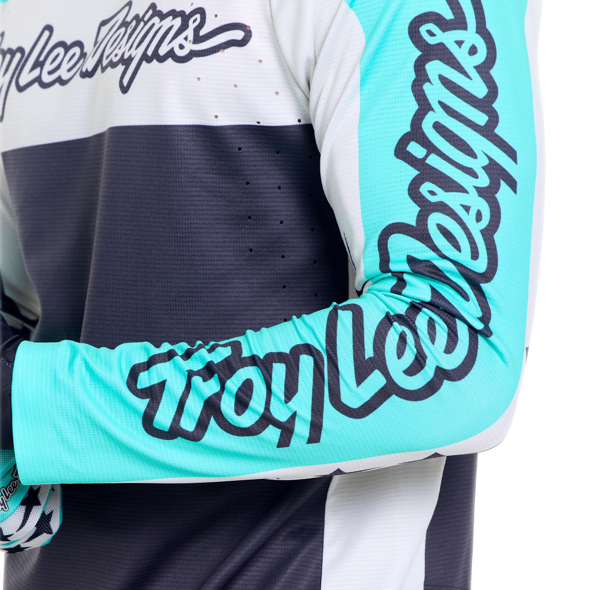 Side view of Troy Lee Designs Sprint Pro YO Moto Bicycle Jersey