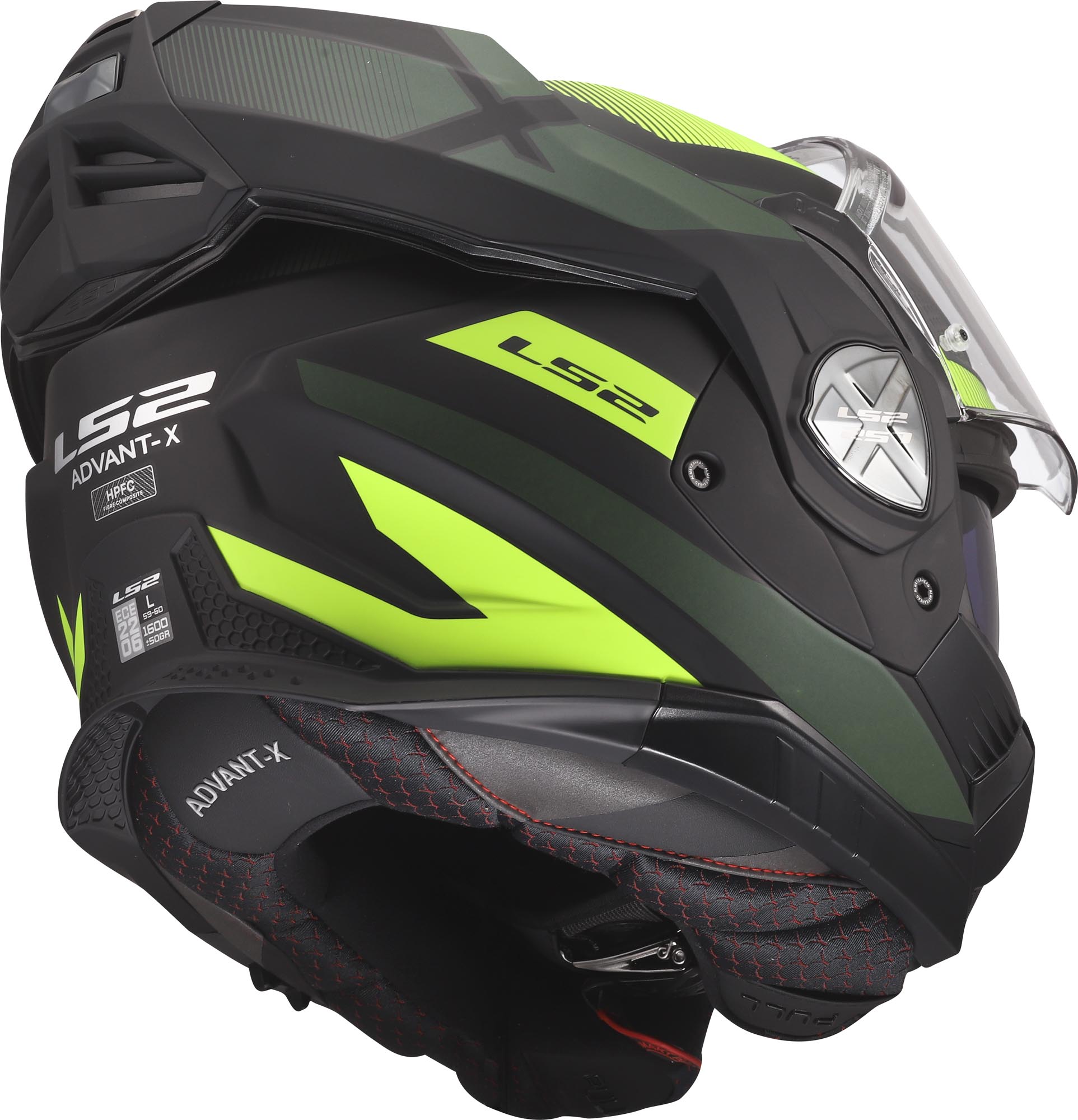 LS2 FF901 Advant X Nova Klapphelm schwarz/gelb L (59/60) Abbildung 17