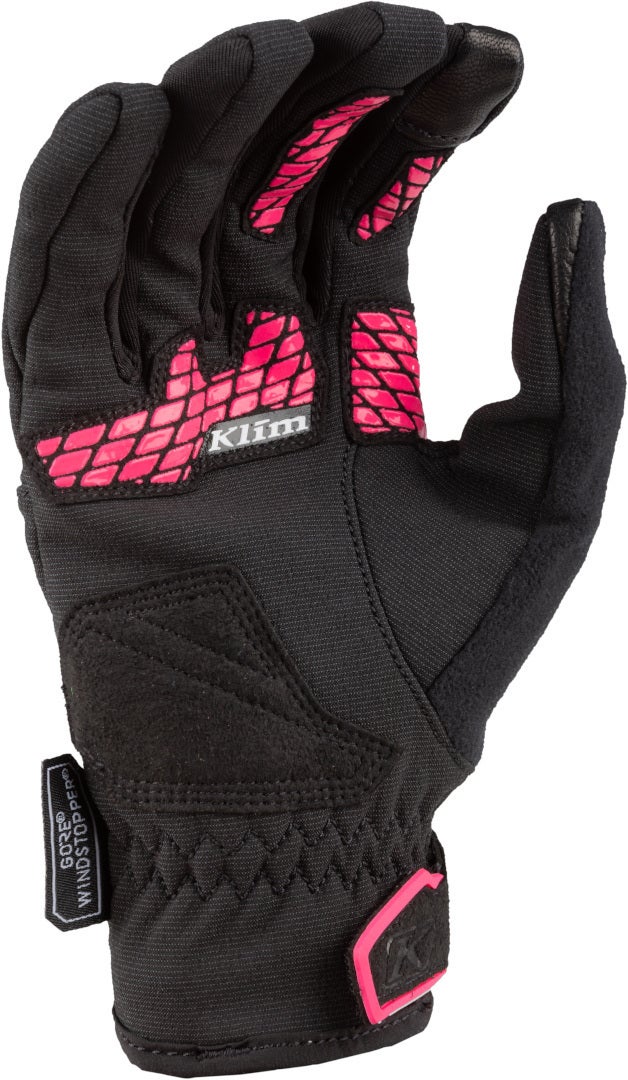 Klim Versa Damer Motorcykel Handsker sort/pink L Figur 2