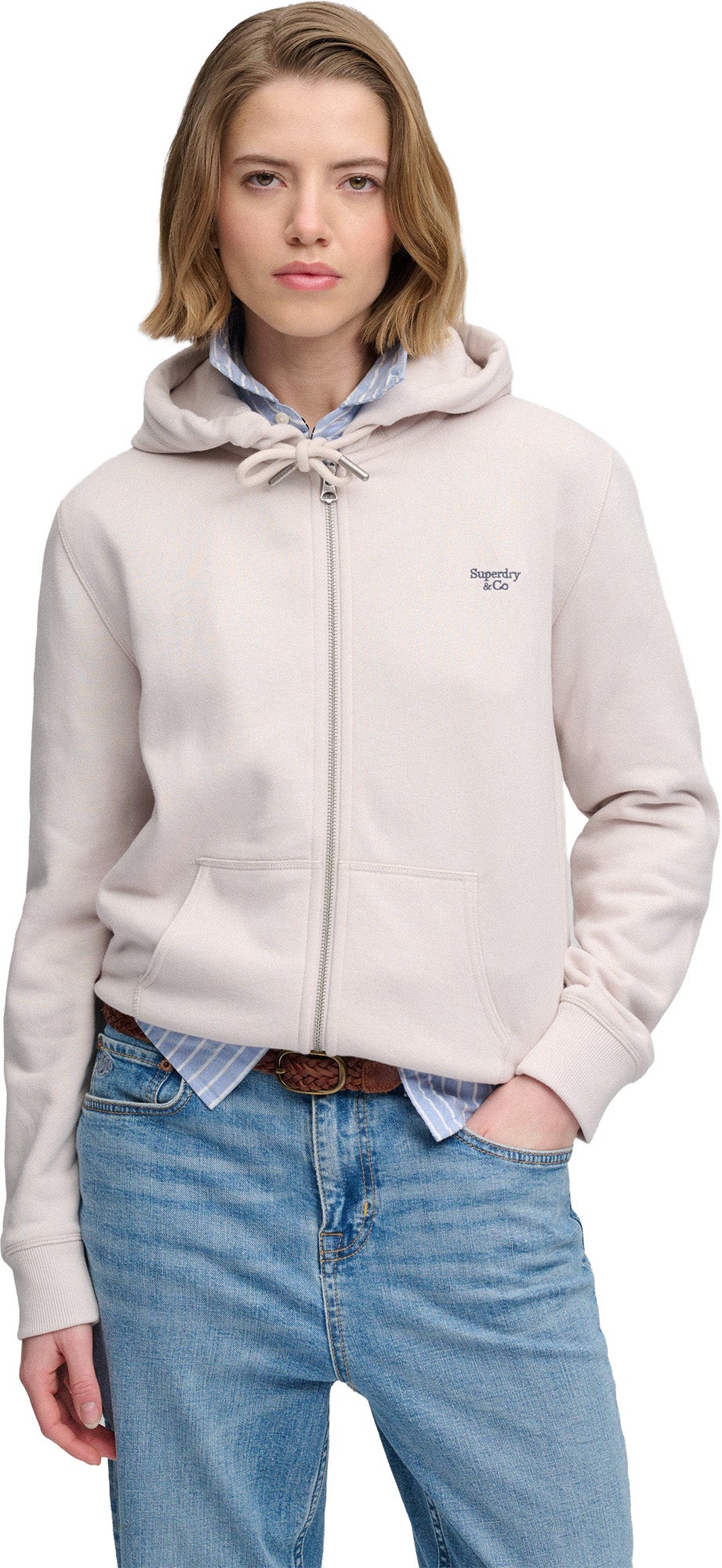 Superdry & Co Signature Ženska jakna siva L Slika 6
