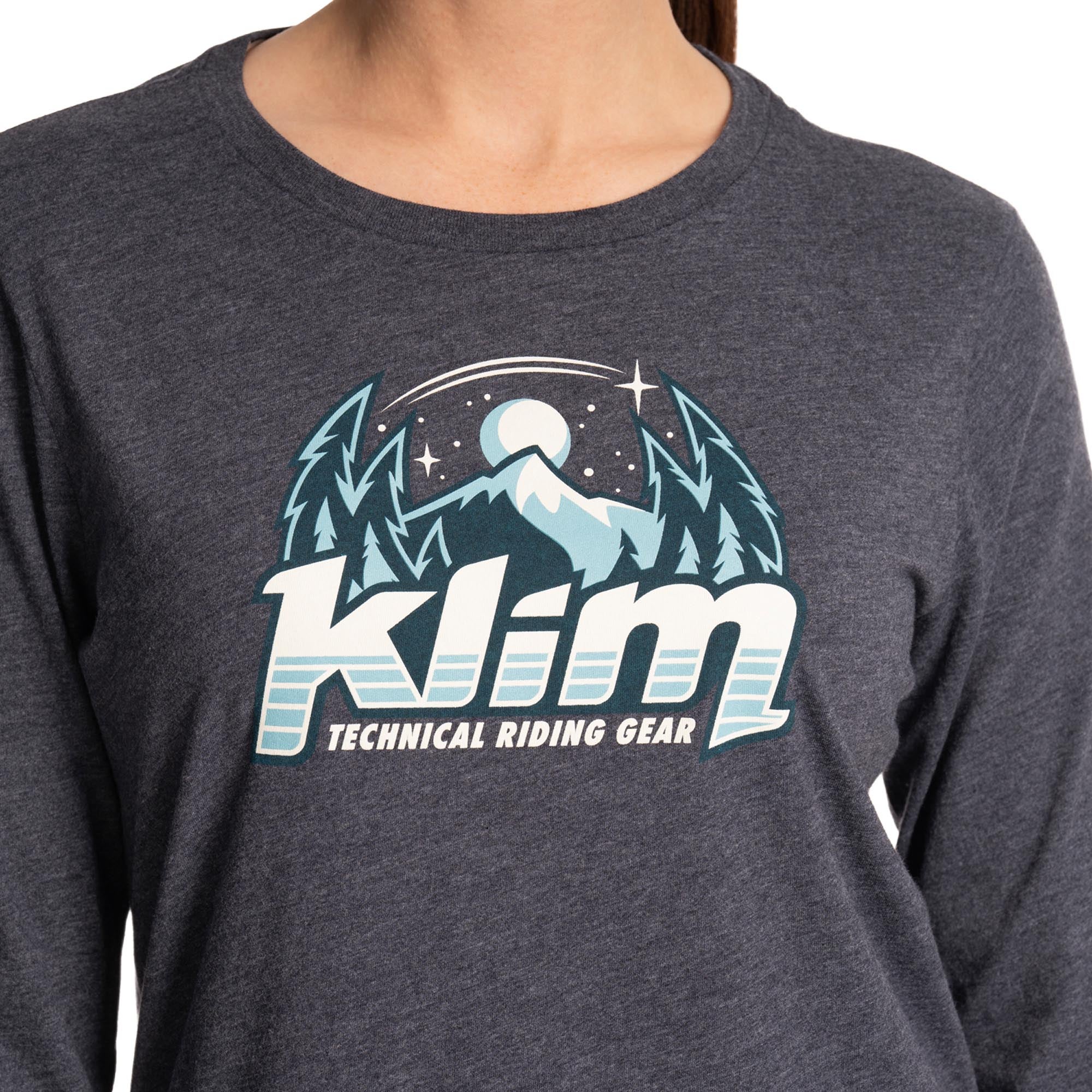 Klim Estelle Tri-Blend Camicia a maniche lunghe da donna blu scuro S Figura 2