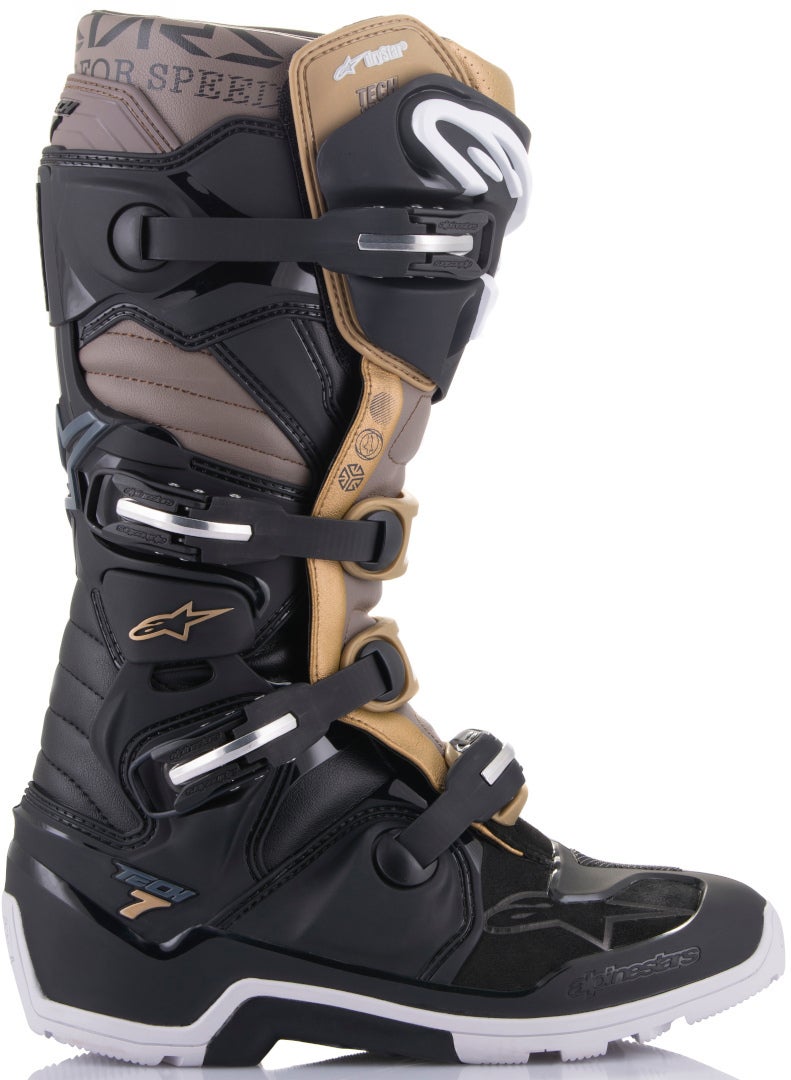 Alpinestars Tech 7 Enduro Drystar Bottes Motocross Noir/Or 9 (43) Figure 5