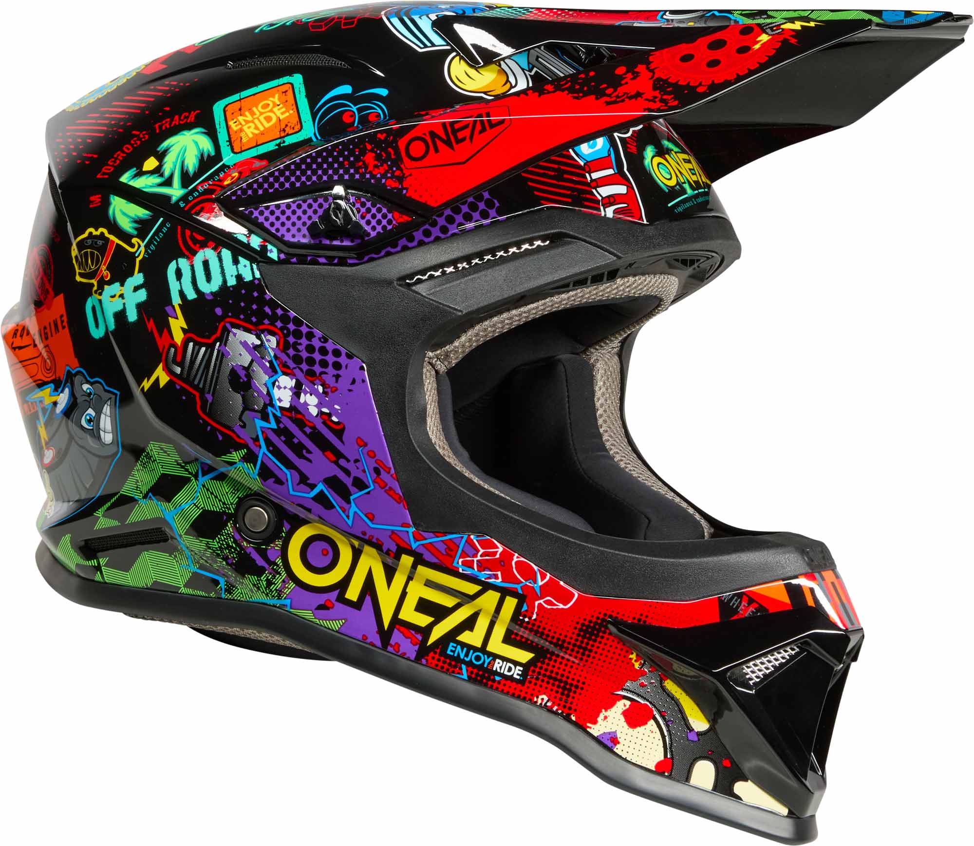 Oneal 1SRS VIBRANT Youth Motocross Helmet colorful Y/XL (51-52) Figure 2