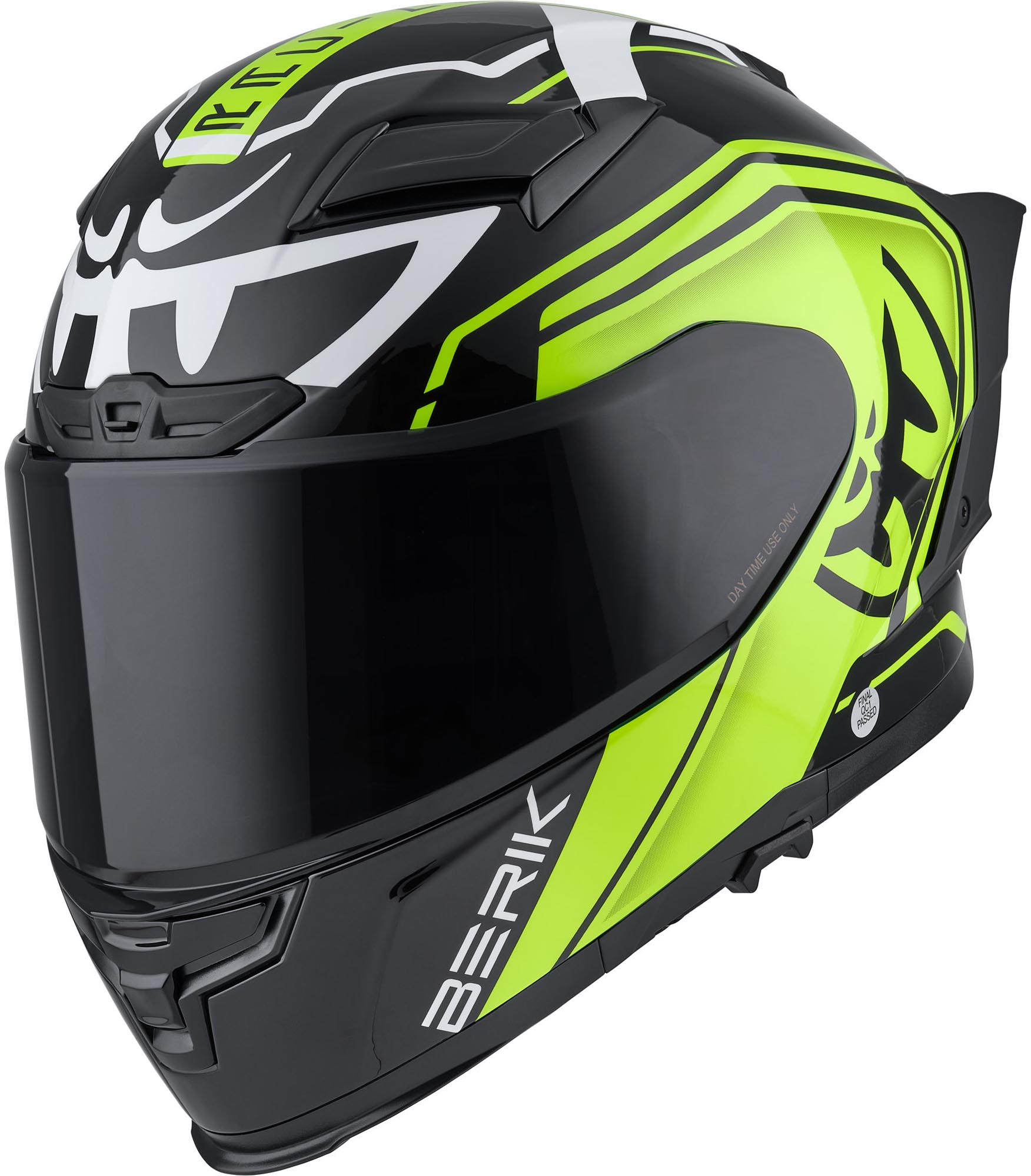 Berik FF871 Mapuro Helm schwarz/gelb S Abbildung 2