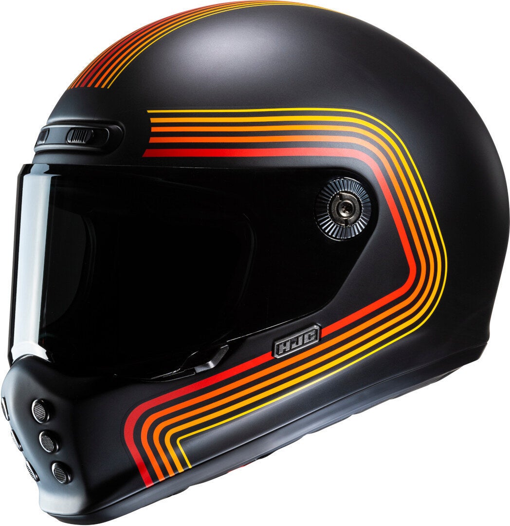 HJC V10 Foni Helmet black/yellow/red M (57/58) Figure 1