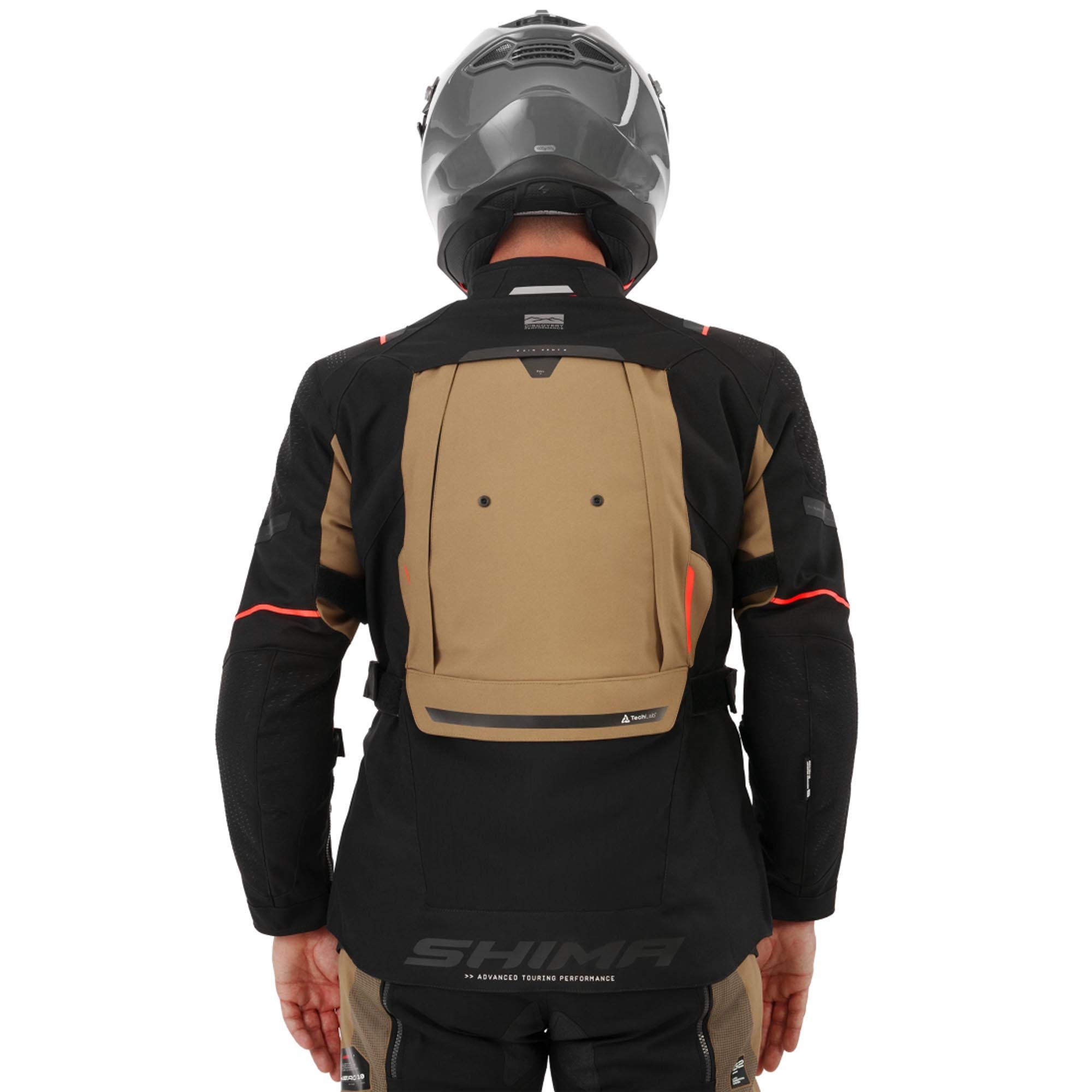 SHIMA Hero 3.0 Motoristična tekstilna jakna rjava 3XL Slika 5