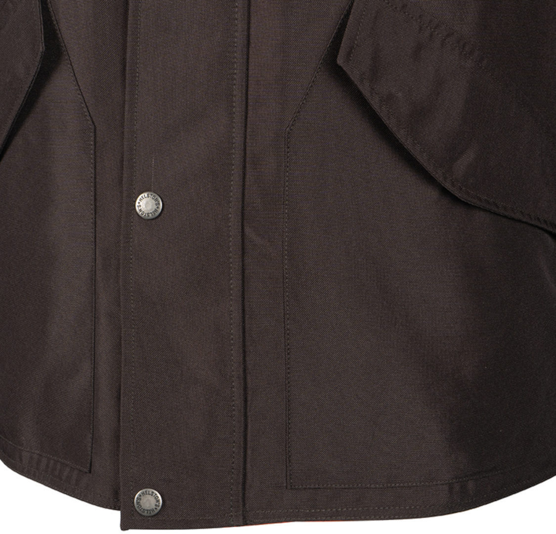 Helstons Trooper Motorrad Textiljacke dunkelbraun 3XL Abbildung 4