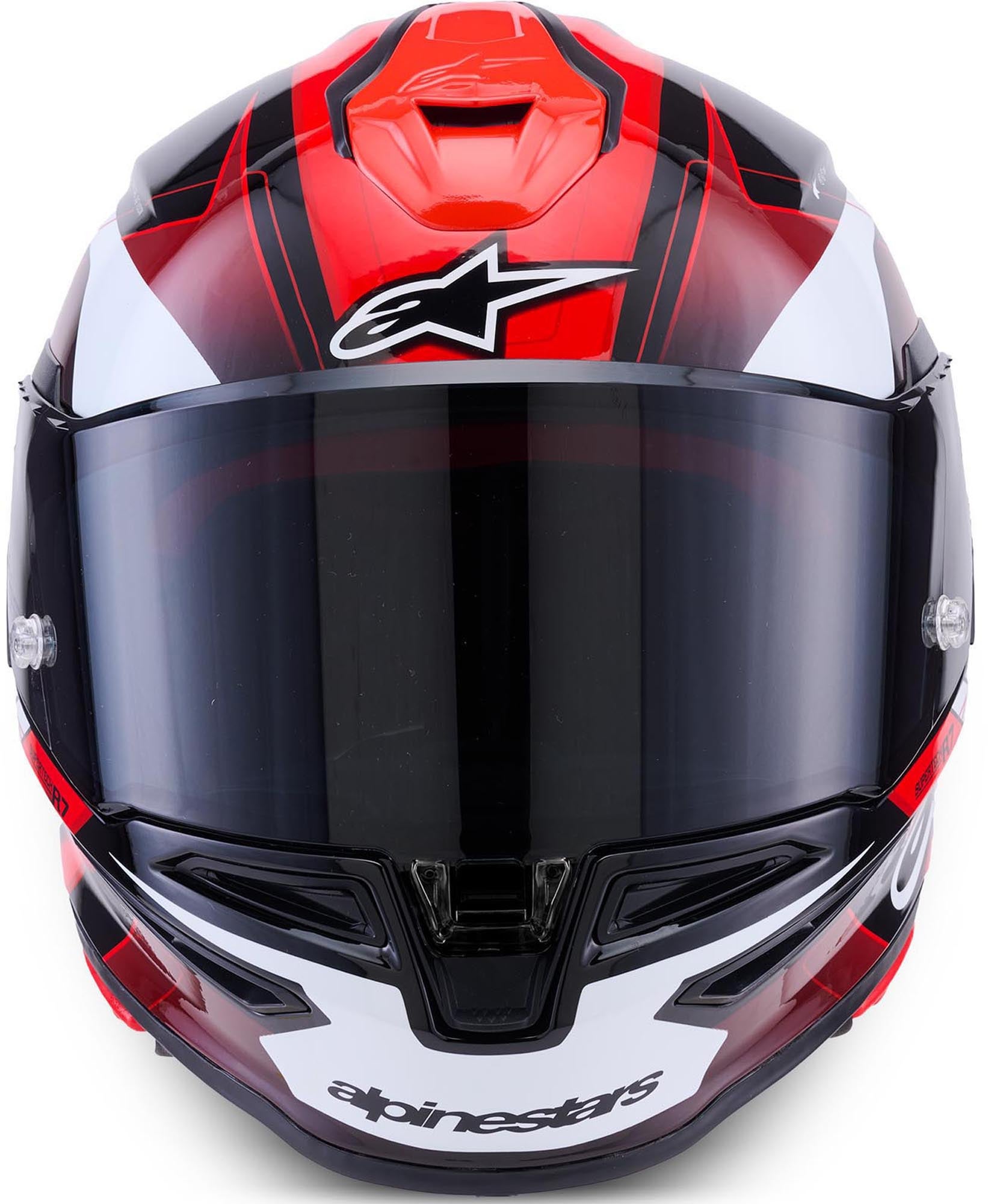 Alpinestars S-R7 Kinetis Casco negro/rojo/blanco XL Figura 4