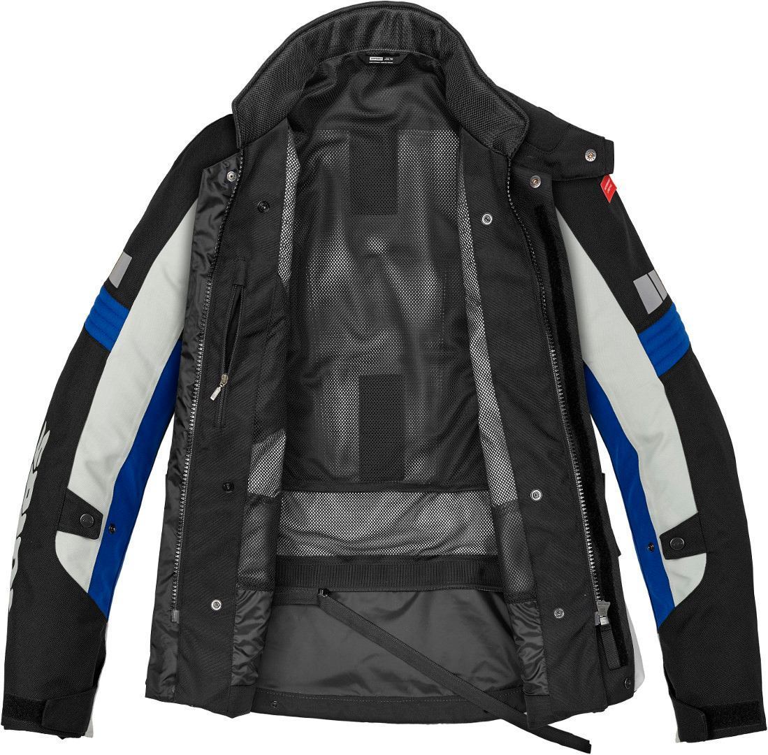 Spidi H2Out Outlander Motorcycle Textile Jacket black/grey/blue 4XL Figure 3