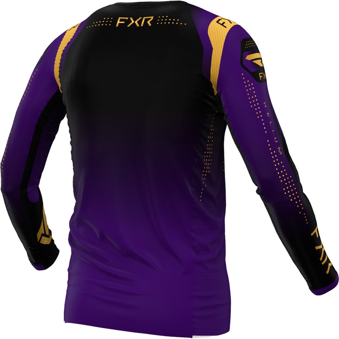 FXR Helium 2024 Motocross trøje sort/lilla/guld M Figur 2