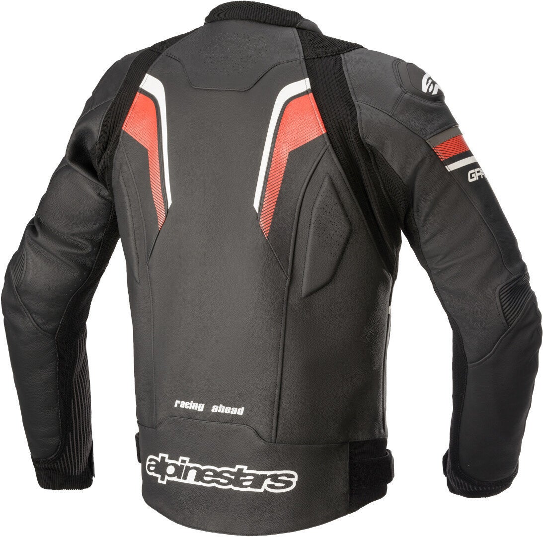 Alpinestars GP Plus R V3 Rideknit Motorcycle Leather Jacket black/white/red 50 Figure 2