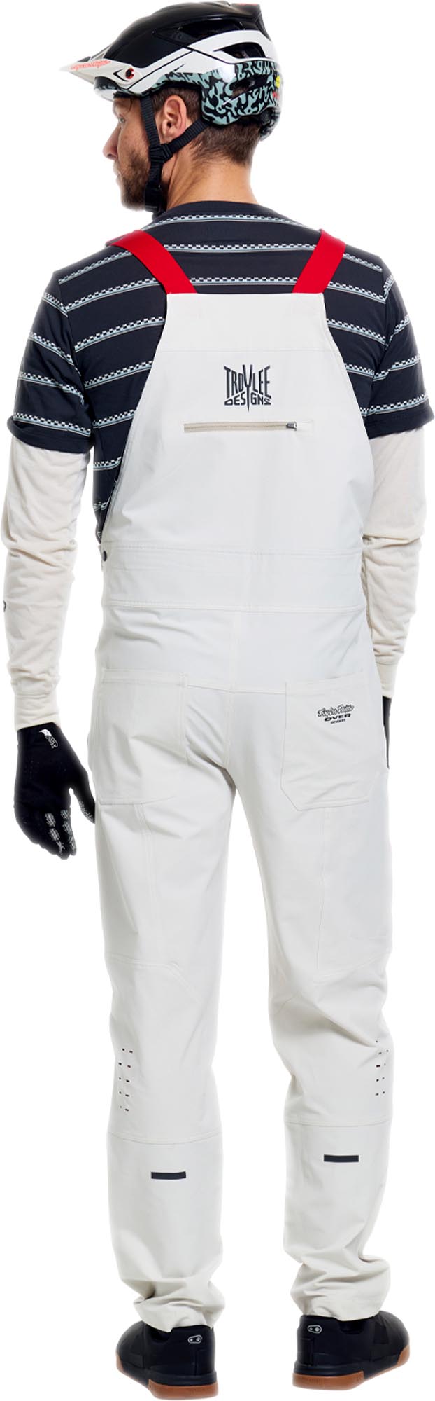 Troy Lee Designs Oversender Pro Mono Dossard de vélo Blanc/Gris 32 Figure 18