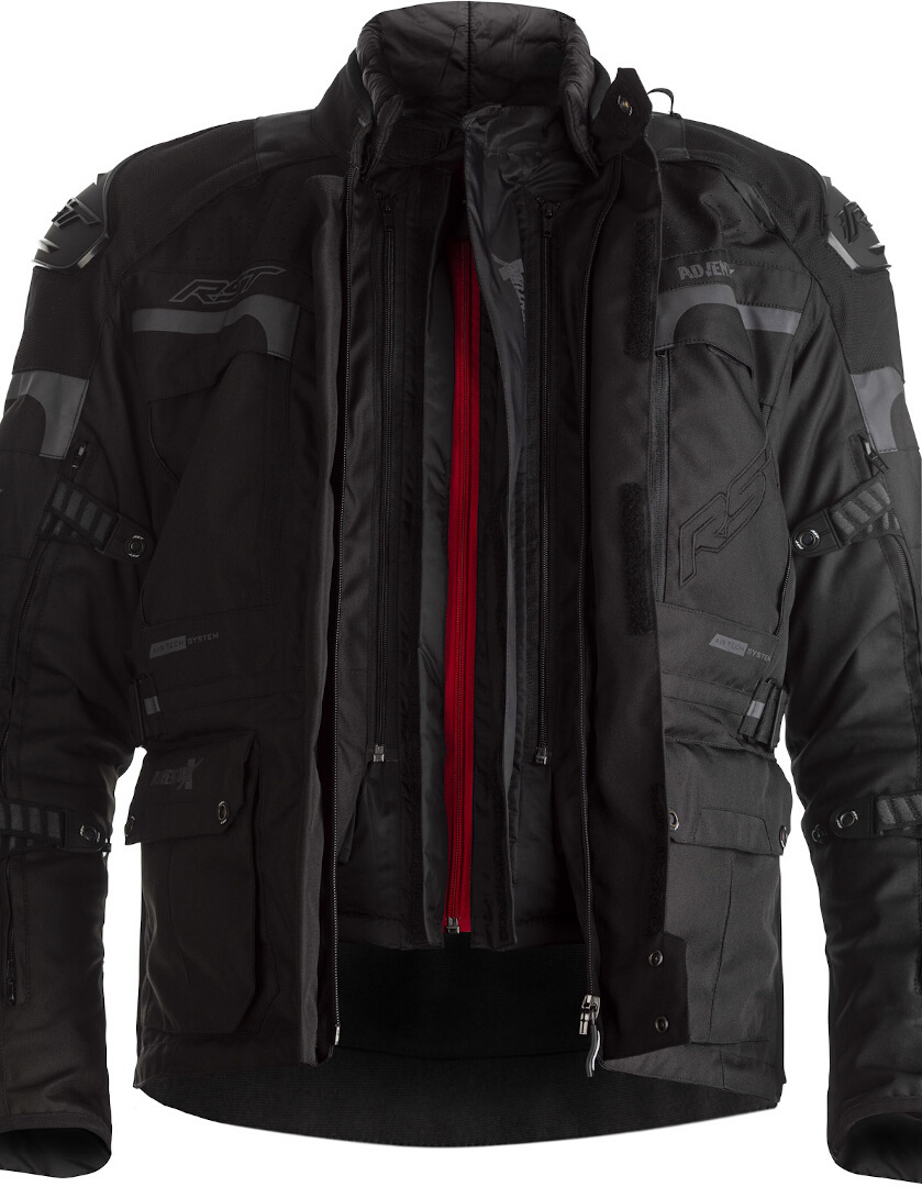 RST Adventure-X Airbag Motorcykel Textil Jacka svart M Figur 8