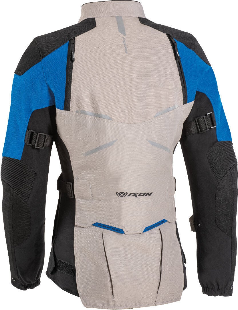Ixon Eddas Ladies Motorcycle Textile Jacket grey/black/blue L Figure 2