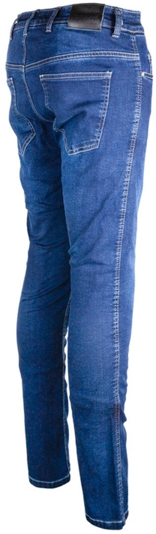 GMS Rattle Slim Damer Motorcykel Jeans mørkeblå 32 L32 Figur 5