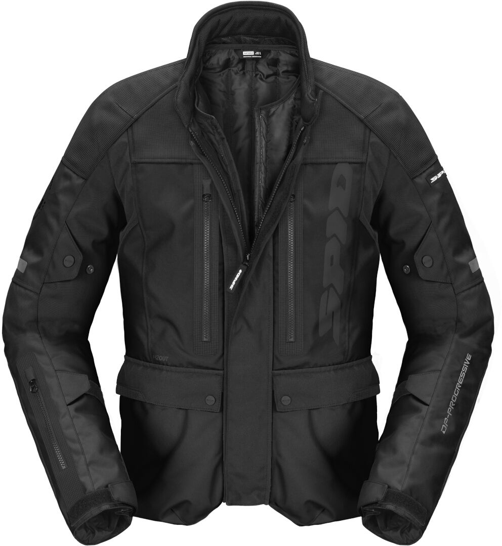 Spidi Traveler 3 Evo H2Out waterproof Motorcycle Textile Jacket black 4XL Figure 1