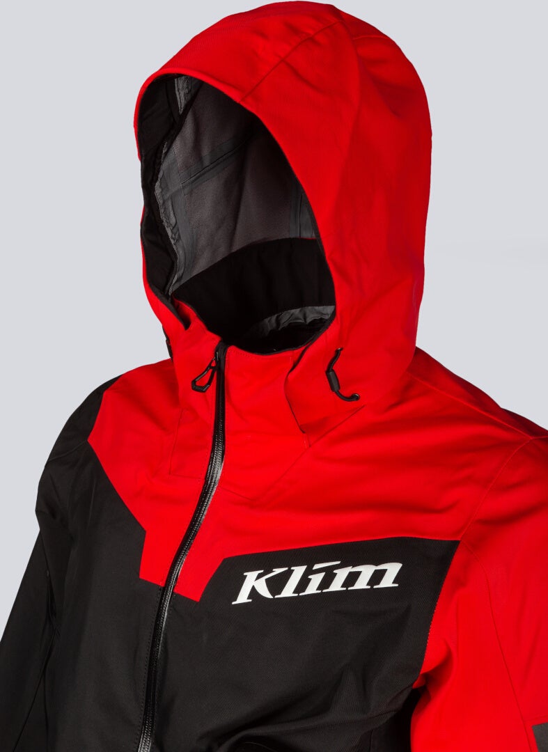 Klim Lochsa Uma peça Snowmobile Terno preto/vermelho L Figura 2