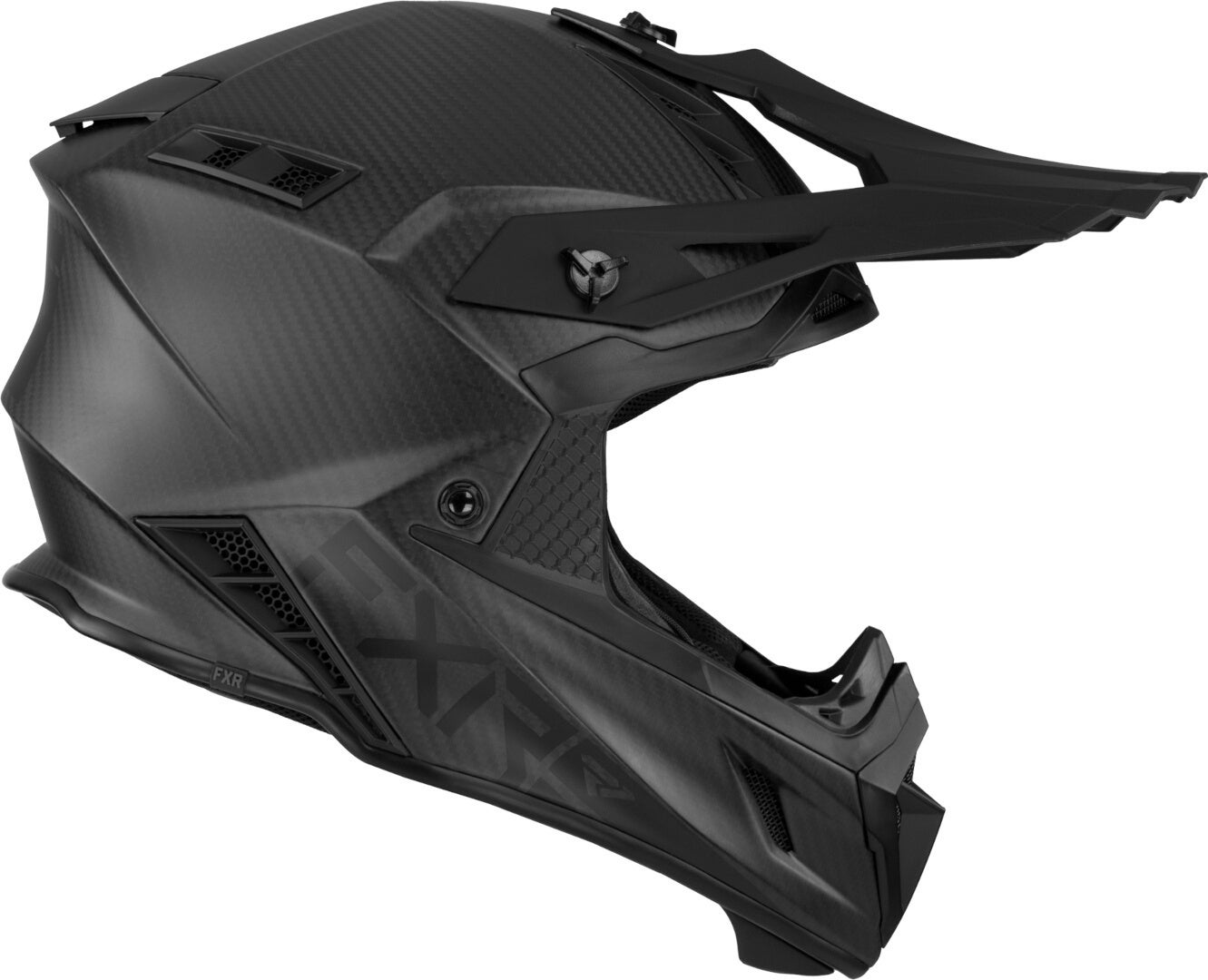 FXR Helium Carbon 2023 Casco Motocross nero L (59/60) Figura 4