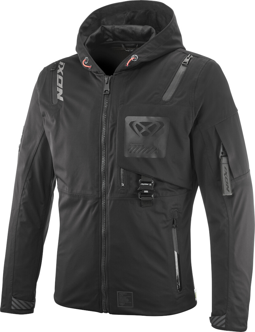 Ixon M-Quarter Waterproof Motorcycle Textile Jacket black M Figure 1