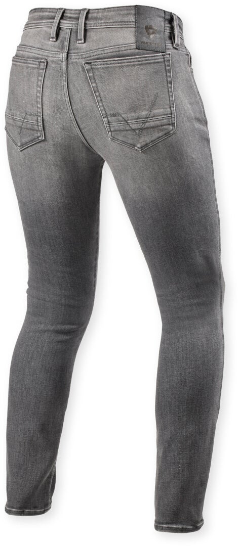Revit Piston 3 Skinny Motorrad Jeans grau 36/30 Abbildung 2