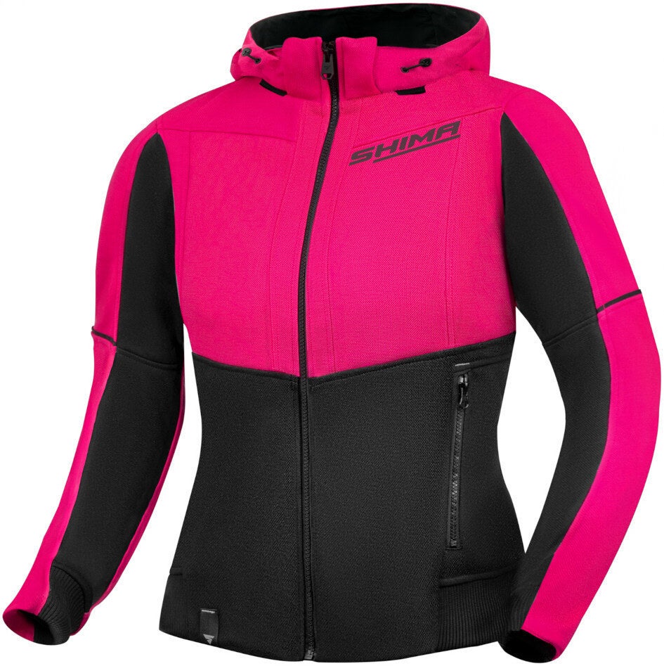 SHIMA Daybreaker Felpa con cappuccio e zip da motociclista da donna