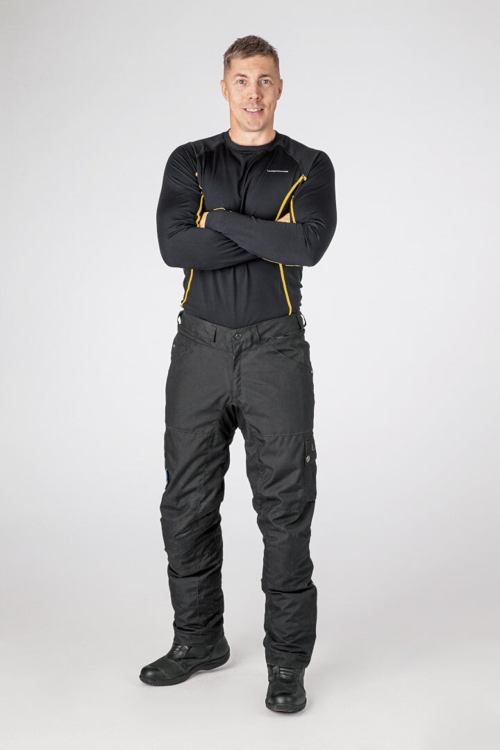 Lindstrands Zion waterproof Motorcycle Textile Pants black 50 L33 Figure 2