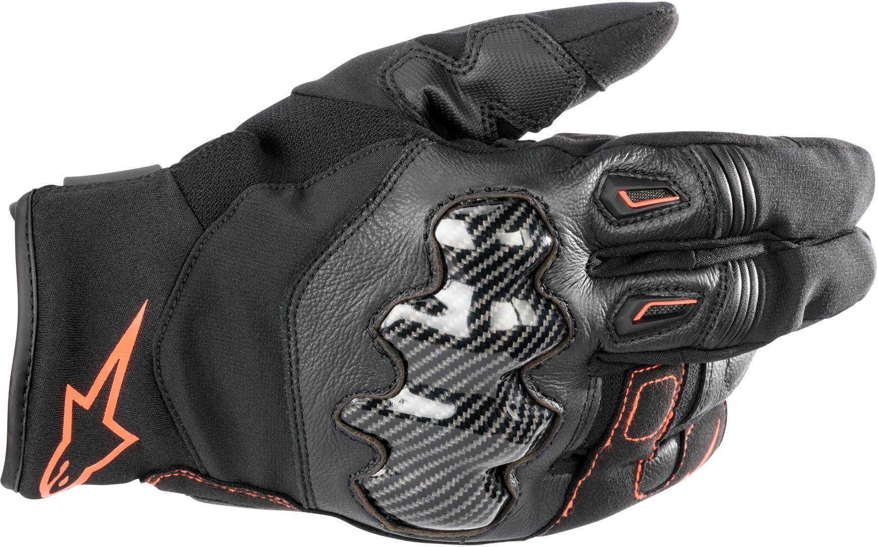 Alpinestars SMX-1 Drystar® vattentäta motorcykelhandskar svart/röd 3XL Figur 1