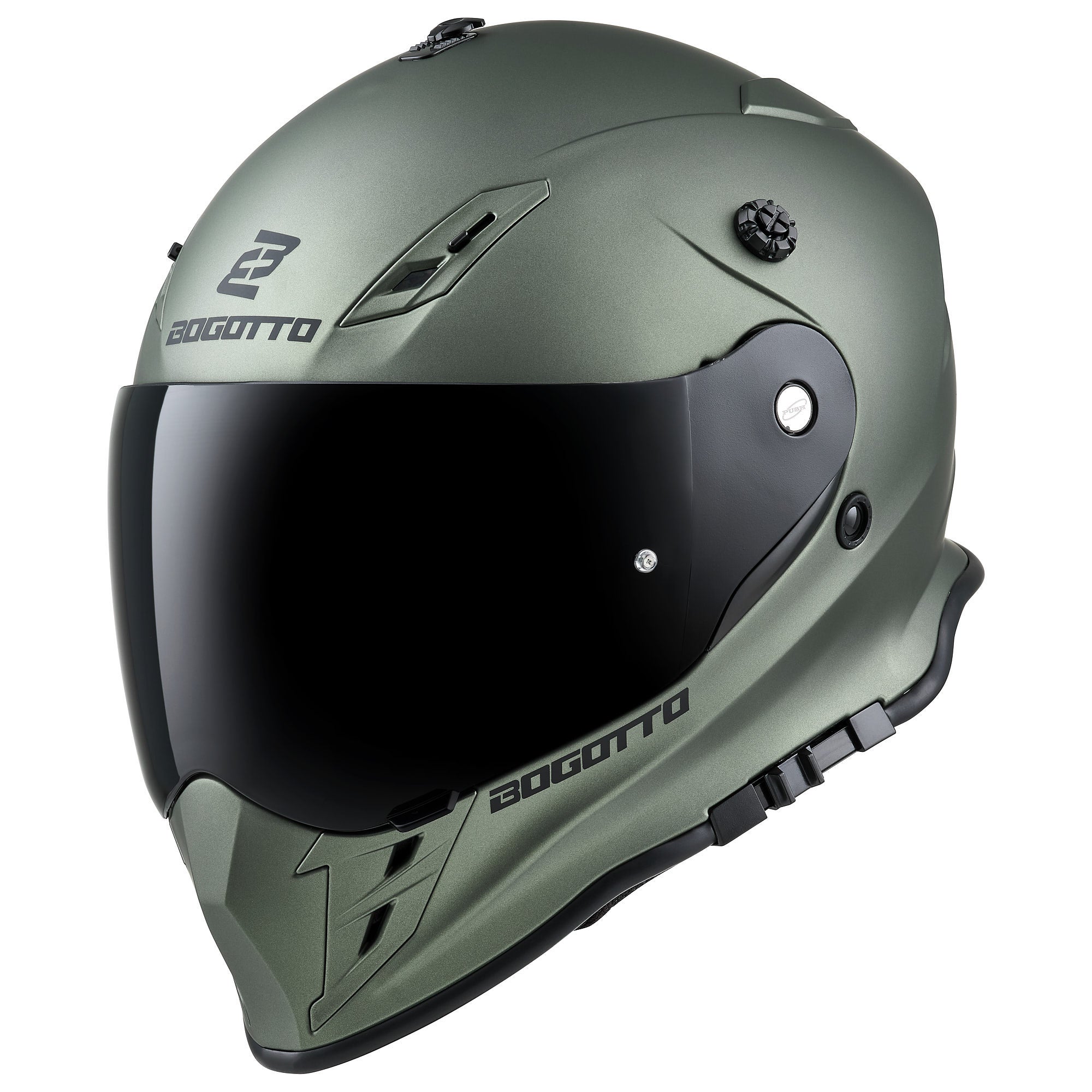 Bogotto H331 Enduro Helmet green matt 2XL (63/64) Figure 3