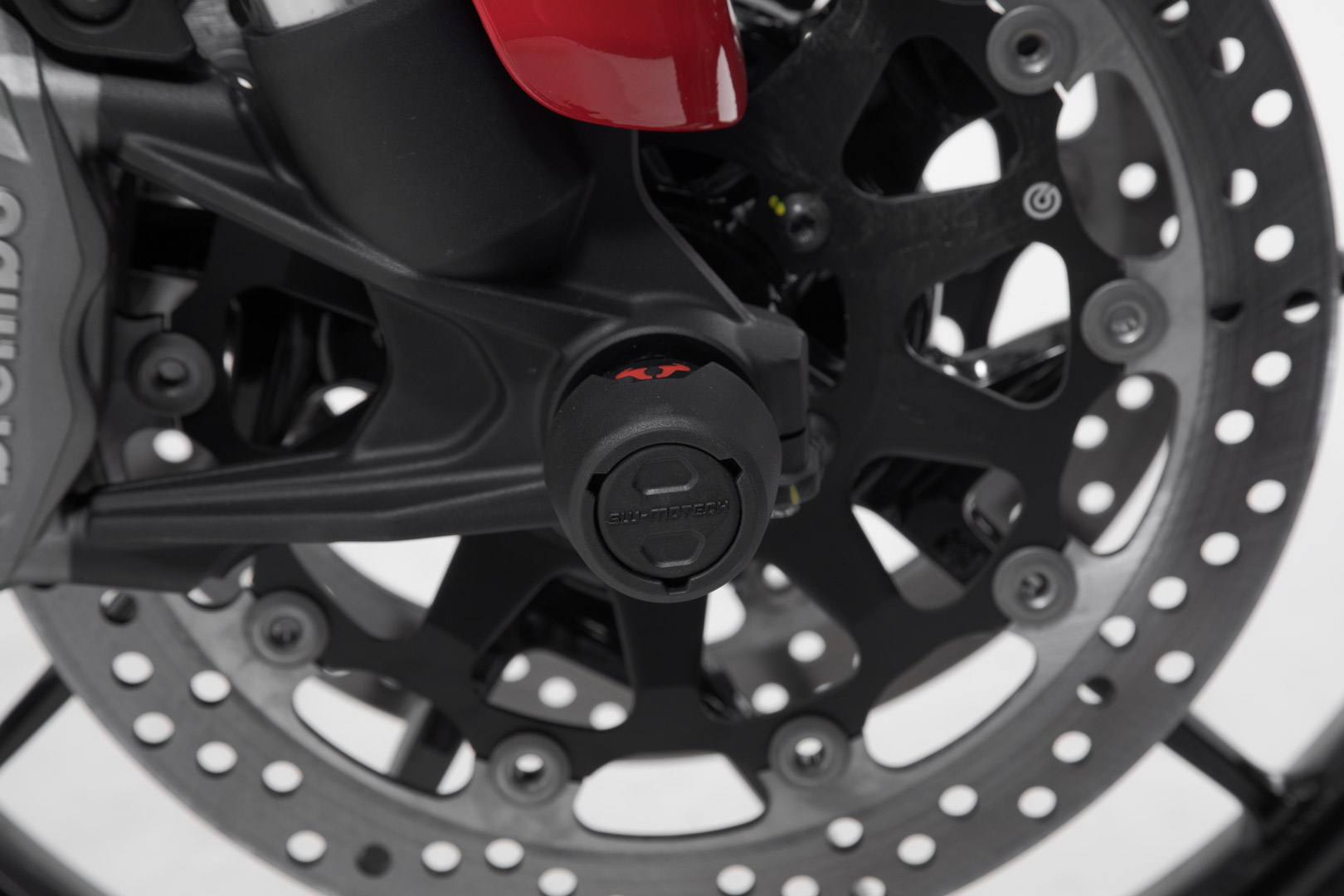 Set SW-Motech Slider pentru puntea față - Negru. Ducati Multistrada V4 / Hypermotard 950. Figura 3