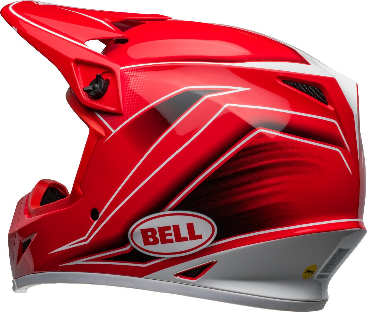Bell MX-9 Mips Zone Casco Motocross rosso/nero/bianco XXL (63/64) Figura 7