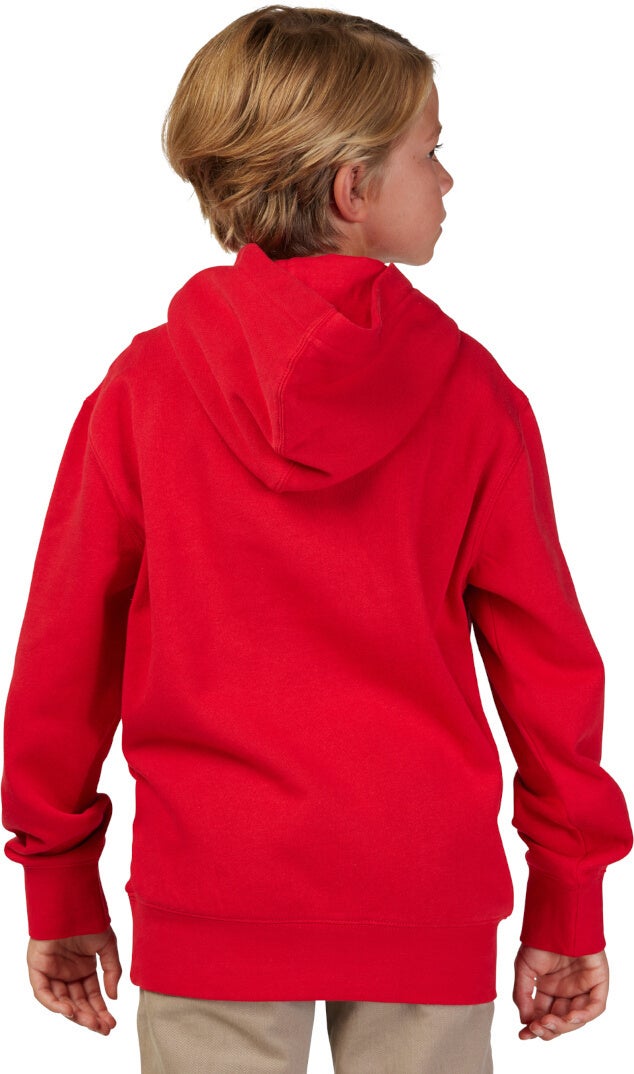 FOX Absolute Youth Hoodie red YS Figure 2