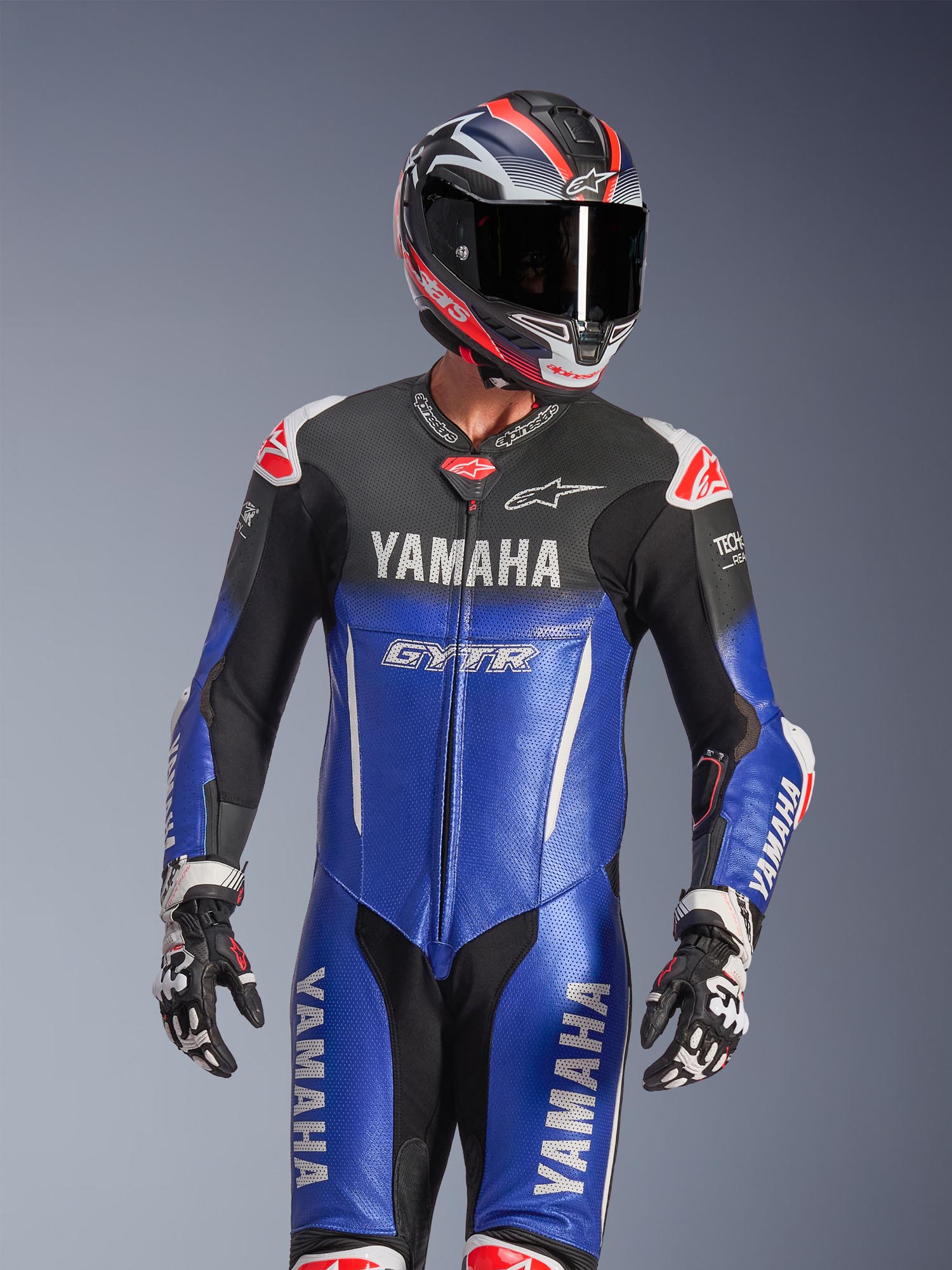 Alpinestars YAMAHA GP-R7 perforated 1- Piece Motorcycle Leather Suit 50 Figure 2