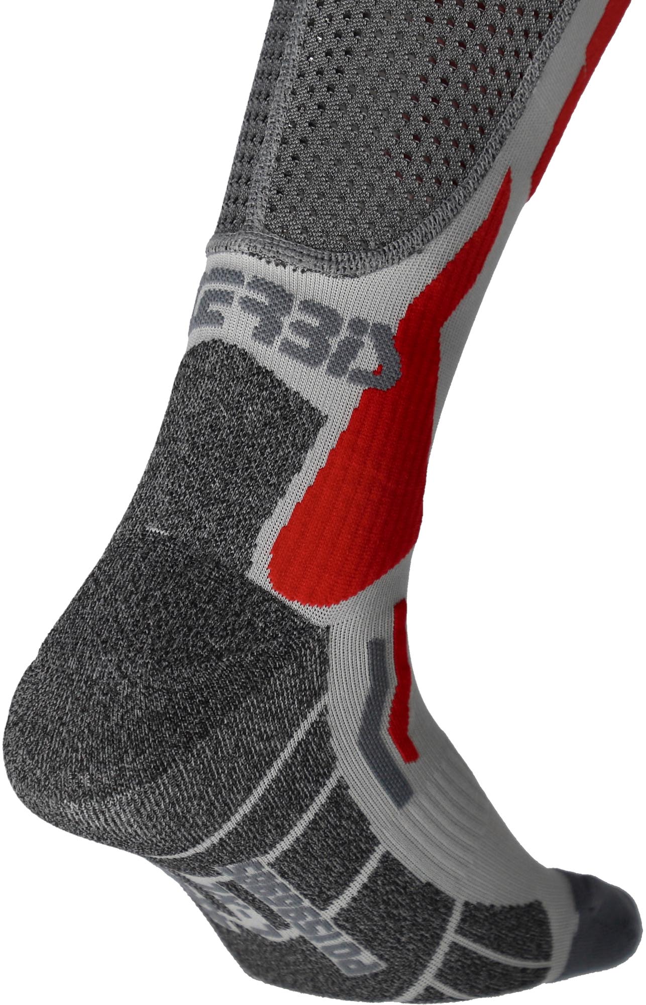 Acerbis X-Leg Vented Pro Șosete pentru genunchi de motocross Gri/Roșu S/M Figura 5