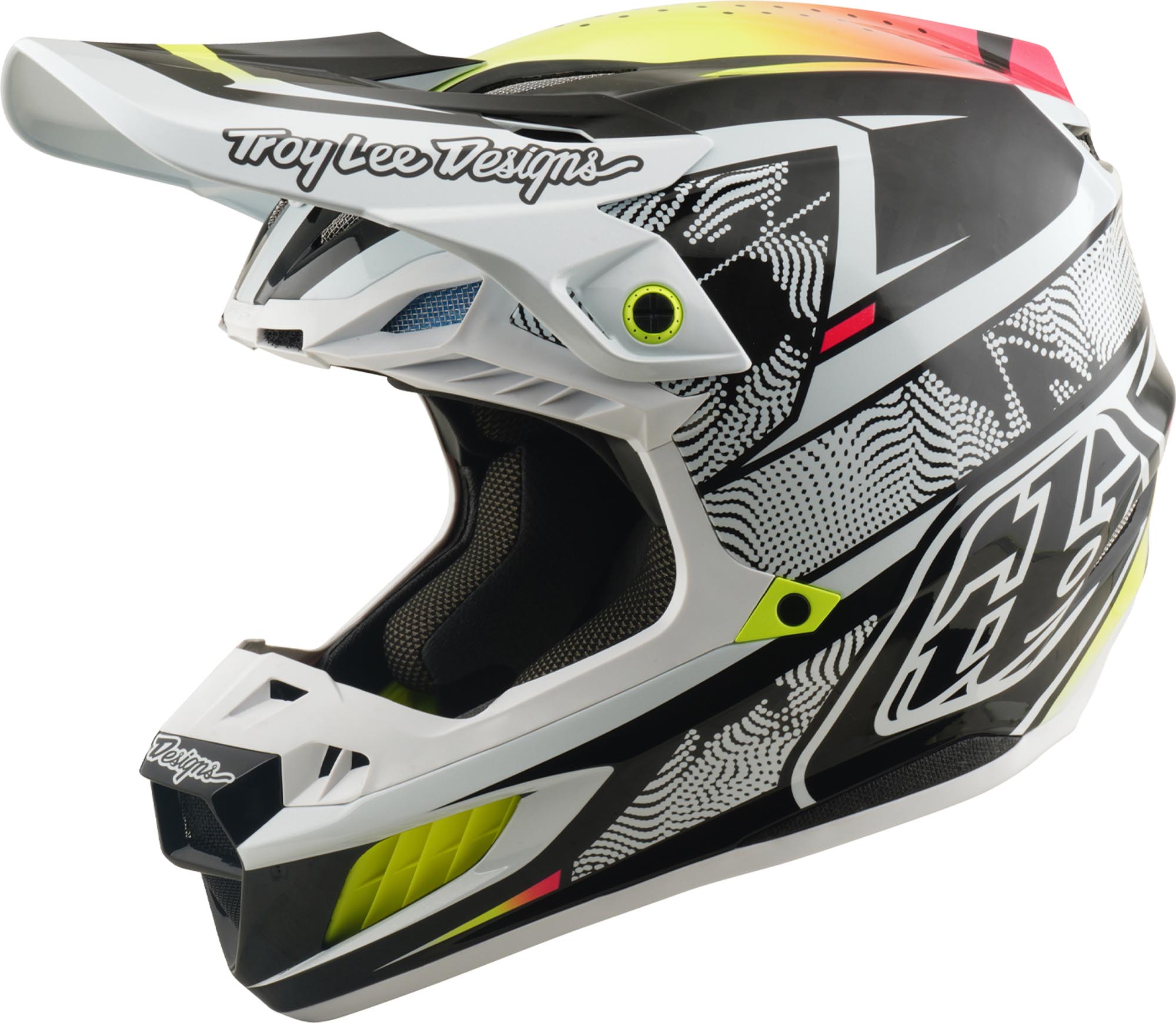 Troy Lee Designs SE5 Carbon MIPS Lined Up Casco da motocross XL (60/61) Figura 1