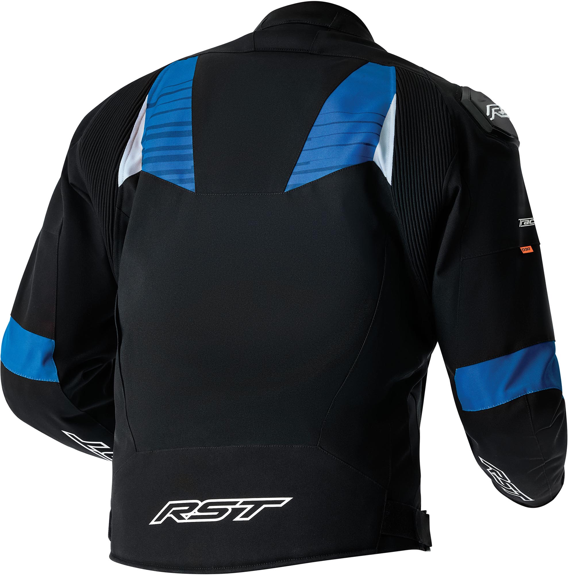 RST Tractech Evo D30 waterdichte motorfiets textieljas zwart/blauw 52 Figuur 2