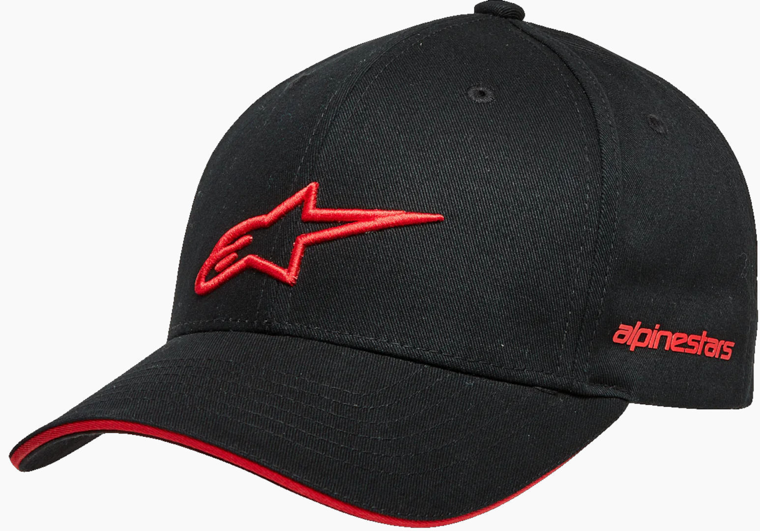 Alpinestars Rostrum Cap Negru/Roșu Figura 1
