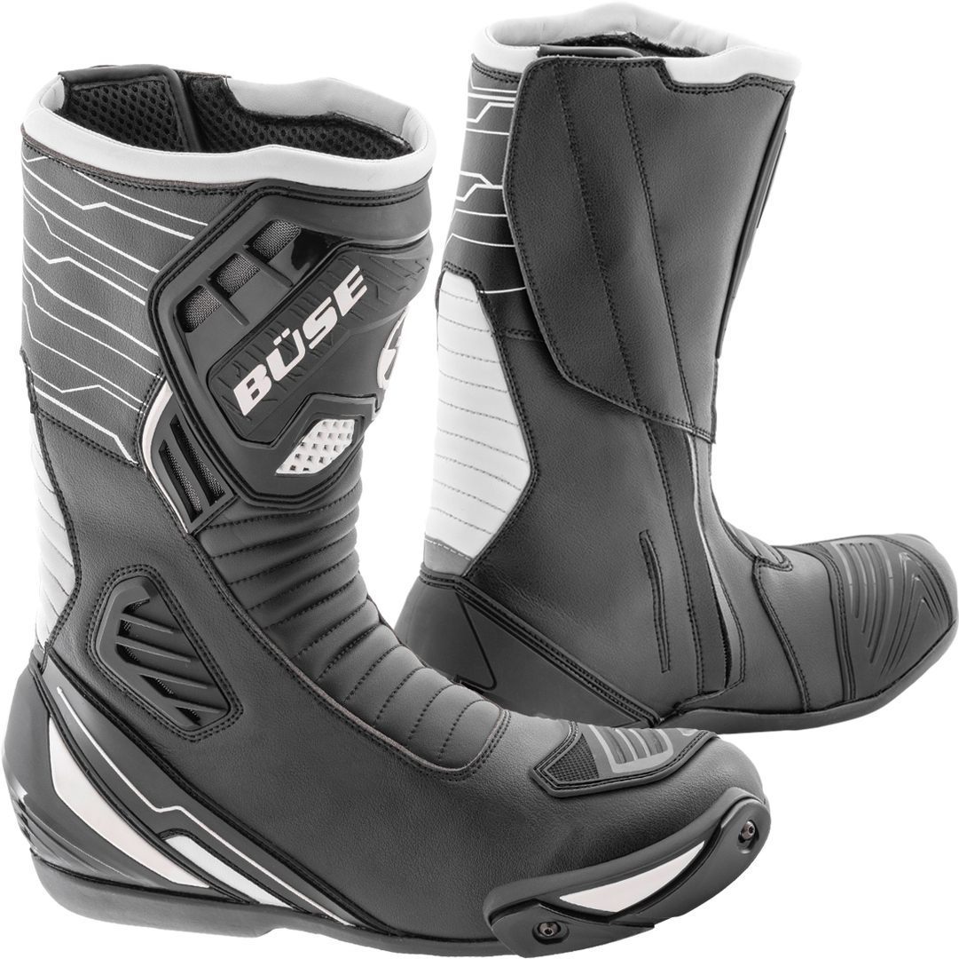 Büse Sport Evo Motorcycle Boots black/white 46 Figure 1