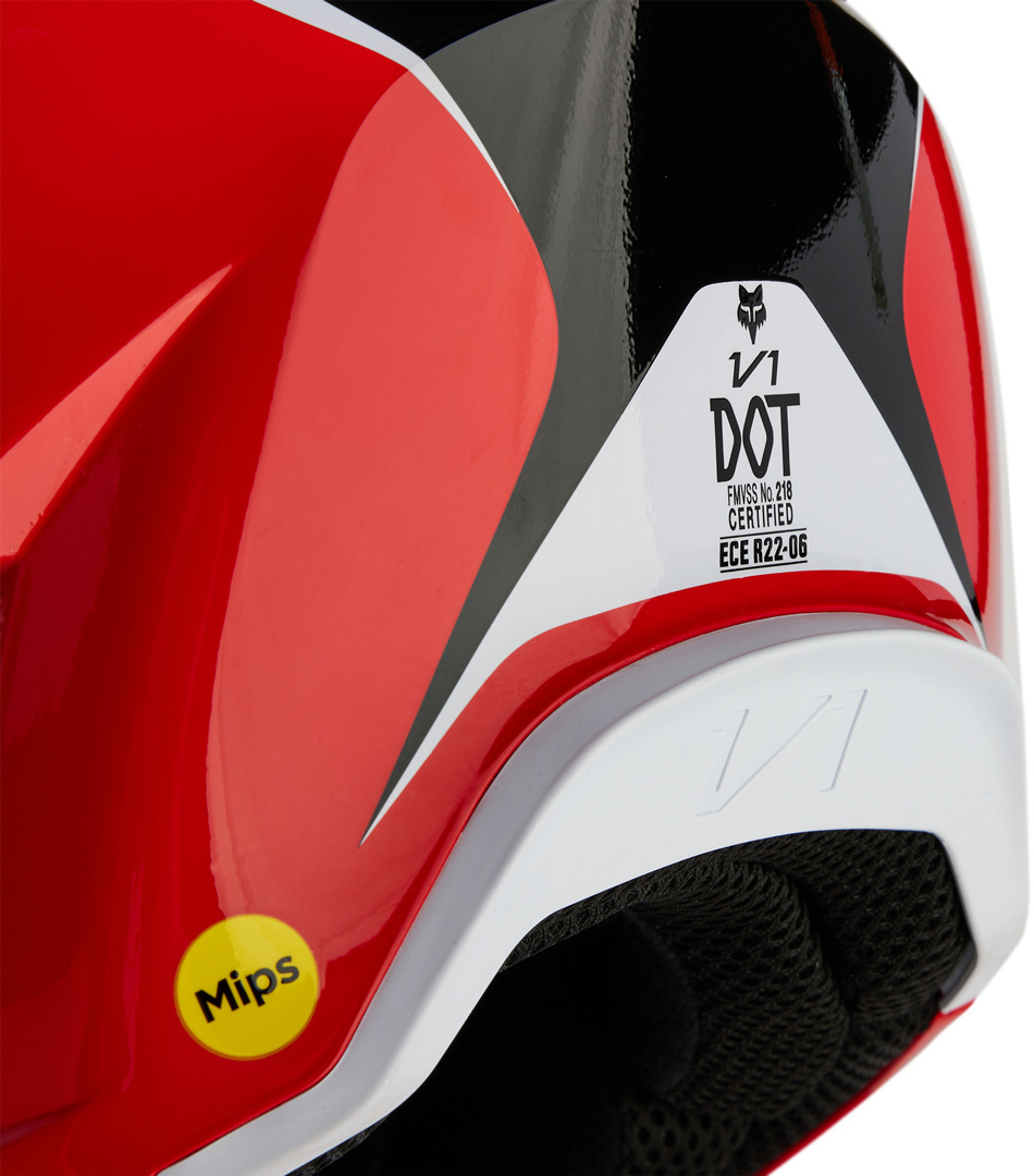 FOX V1 Nitro MIPS Motocross Helmet black/white/red XL (61/62) Figure 2